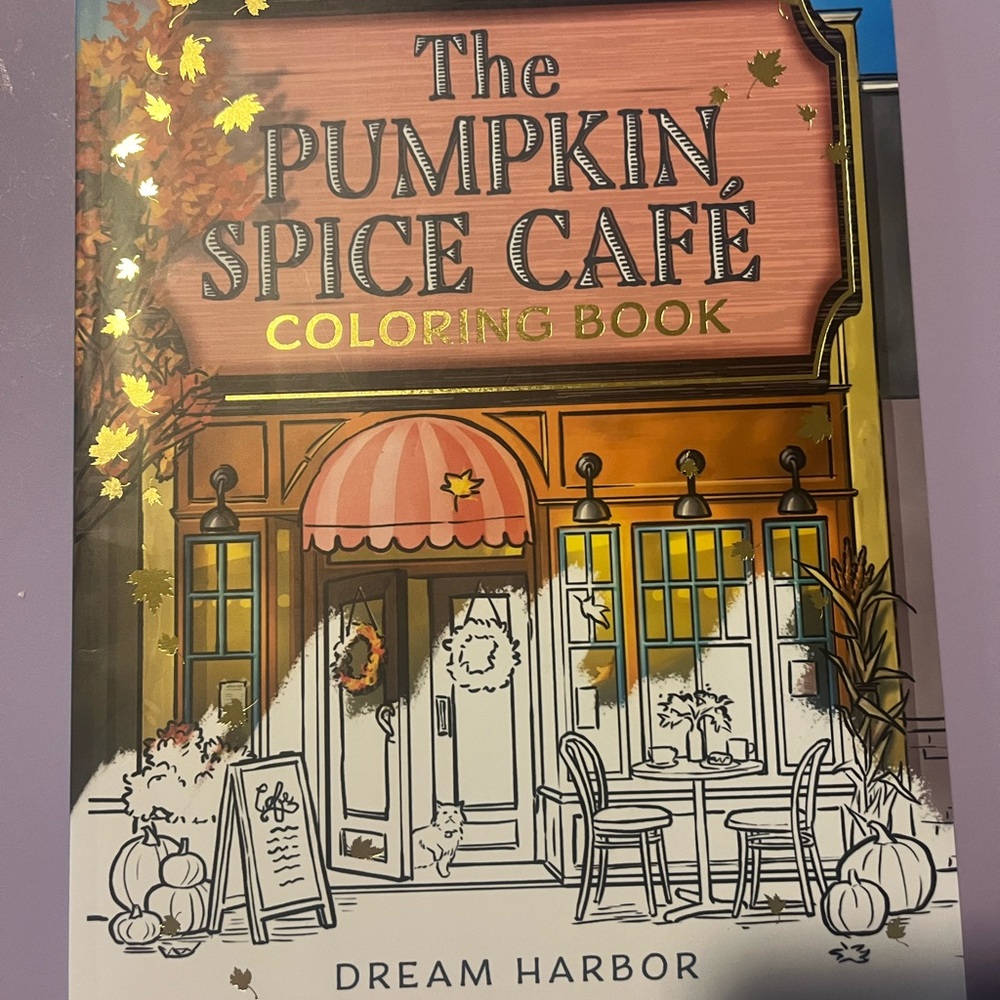 The Pumpkin Spice Café Coloring Book New